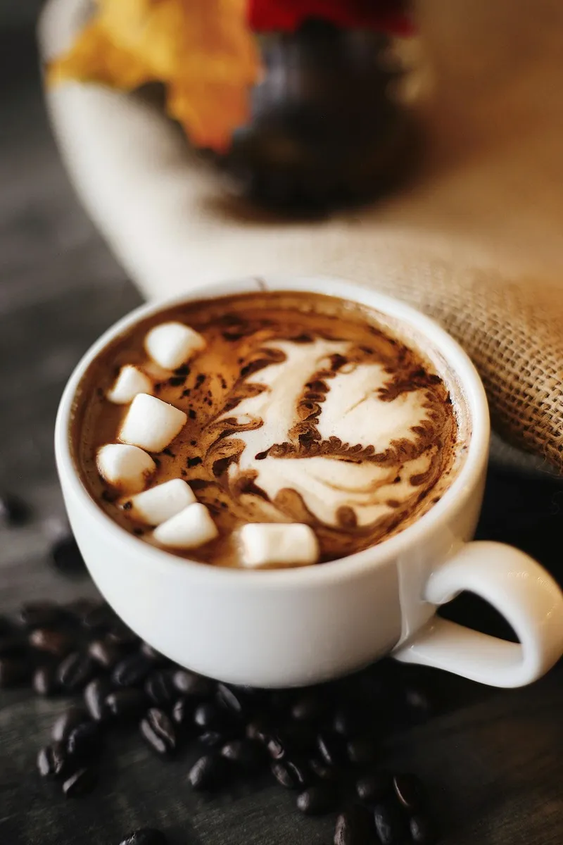 chocolate-caliente. en cafetería en San José